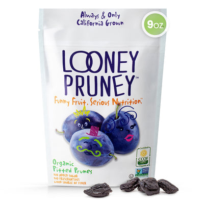 Organic Pitted Dried Prunes for the Entire Family,  No Added Sugar & No Preservatives